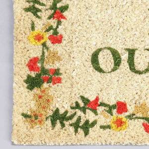 ครีมและสีเขียวพิมพ์ประตูและพื้นเสื่อห้องน้ำป้องกันการลื่นไถลเสื่อ - Product Image 2