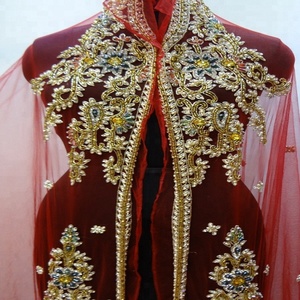Caftán nupcial marroquí de diseño para boda, caftán de trabajo con cristales pesados, 2018 - Product Image 6
