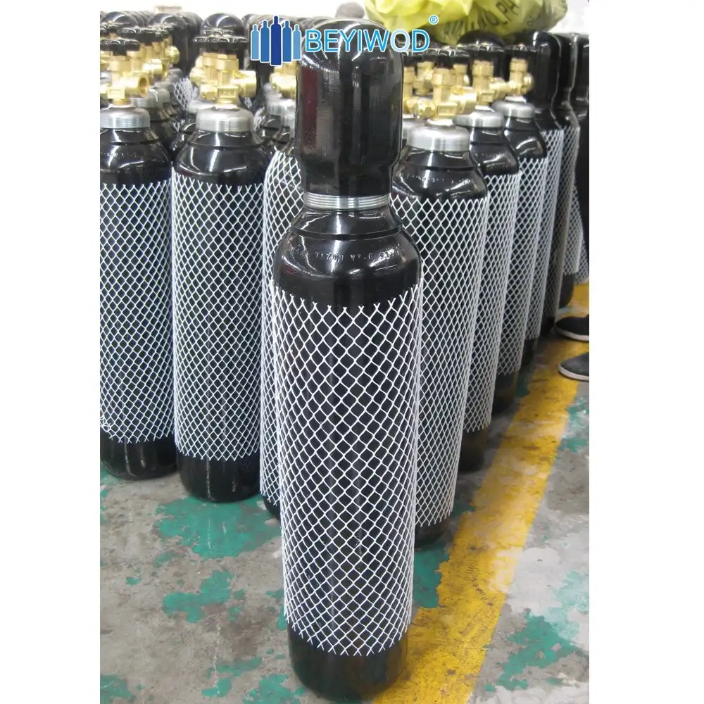 Ad alta pressione 2L/5L/8L/10L/20L di biossido di carbonio cilindro cilindro in acciaio co2 bombola di gas/ bottiglia