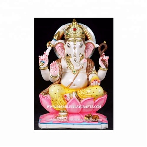 White Marble Exclusive Ganesh Statue - Product Image 1