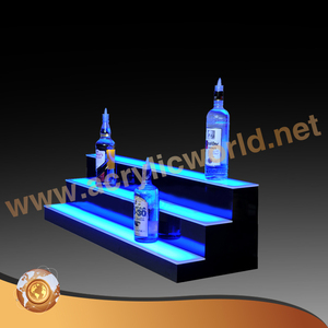 Lumières LED RVB personnalisées Présentoir à vin en acrylique Présentoir à vin - Product Image 1