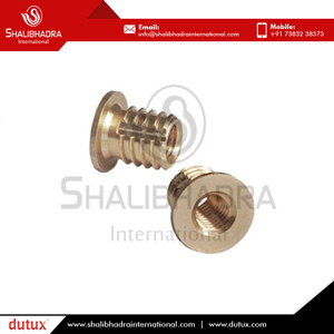 Sujetadores de muebles de zinc, Tuercas de inserción de latón para plásticos, Tuercas de moldeo de inserción de latón duraderas de India - Product Image 6