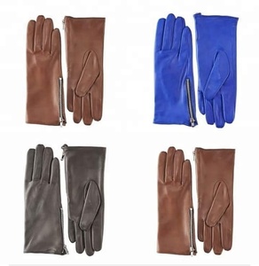 <b>Lady</b> Sheepskin <b>Leather</b> Women Fashion Winter <b>Gloves</b> Full Fingers Winter Fashion Women Dress <b>Leather</b> <b>Gloves</b> - Product Image 2