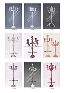 Vente chaude 5 bras candélabre bougeoir nouveau Design pour la maison salon hôtel décoration disponible - Product Image 4