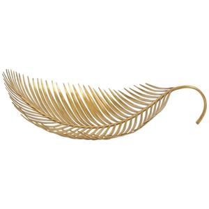 Feuille Designer Fantaisie Looking Or Métal Décoration De Table Fruits Plateaux Fournitures En Gros De Luxe De Table Fruits Plateau De Service - Product Image 1