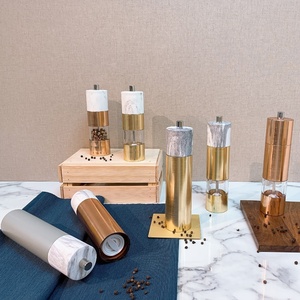 Moulin à sel et à poivre fabriqué à taïwan, avec impression de marbre, [h1] - Product Image 6