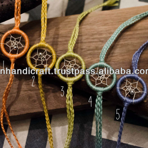 สร้อยข้อมือจับฝันทำด้วยมืออินเทรนด์กำไลโครเชต์ทำด้วยมือ - Product Image 1