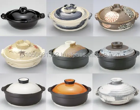 Hohe qualität Japanischen traditionellen keramik ton kochtopf