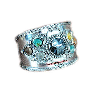 แฮนด์เมดทองเหลืองผู้หญิงเครื่องประดับข้อมือสร้อยข้อมือ - Product Image 1