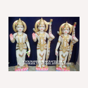 Pur Makrana Marbre Ram Darbar Statue - Product Image 1