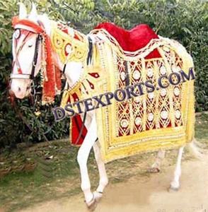 Decoraciones de Caballos para Bodas Indias, Traje Tradicional para Caballos de Boda, Último Diseño de Ropa para Ghodi de Fabricantes - Product Image 2