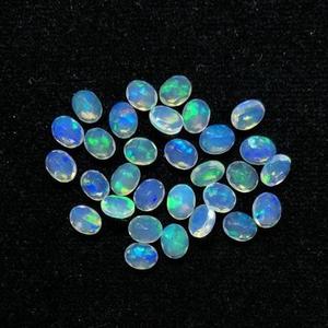 3mm 4mm pierre d'opale éthiopienne naturelle à facettes coupe ovale pierre semi-précieuse en vrac prix d'usine du fournisseur en ligne acheter maintenant - Product Image 1
