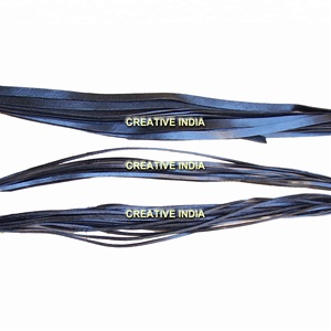 Cordones y cordones de cuero plano de vaca genuino de 5mm-8mm al por mayor para la fabricación de joyas, 4 tamaños disponibles - Product Image 1