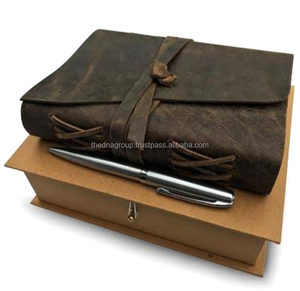Journal en cuir fait à la main Vintage A5 personnalisé Offre Spéciale fil pour cahier couture organisateur parfait cadeau journal en cuir rechargeable - Product Image 1