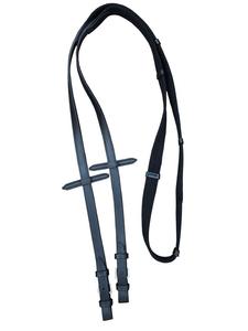 บังเหียนม้าหนังแท้สีดำน้ำตาลคุณภาพสูง พร้อมสายบังเหียนและหัวเข็มขัดสแตนเลส  สามารถปรับแต่งโลโก้และขนาดได้ - Product Image 4