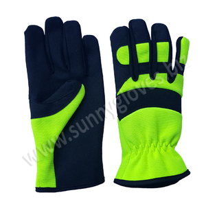 Guantes de cuero sintético, guantes mecánicos, Económicos - Product Image 4