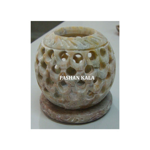 Handmade Top Quality Soapstone Candle Holder - Product Image 1