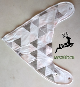 Bavoirs en coton biologique pour bébés, design oem/imprimé avec logo personnalisé, prix pas cher, vente directe en usine indienne - Product Image 6