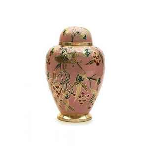 Urnas funerarias clásicas de Metal para adultos, urnas de cremación de pájaros azules, de latón/aluminio, estilo americano/europeo - Product Image 3