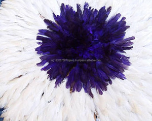 Juju Hat Authentiquement Tissé à la Main Original Bamileke Plume Coiffe Art Déco Macramé Décoration Murale Chambre Suspendue Décor À La Maison JAM - Product Image 3