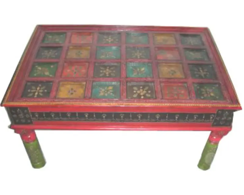 Best Selling Fine Hand Painted Wooden Sofa Table For Living Room / Bedroom Antique Designed Furniture
