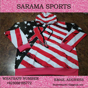 Sweats à capuche par sublimation 100% coton de haute qualité avec motif animal brodé - Product Image 2