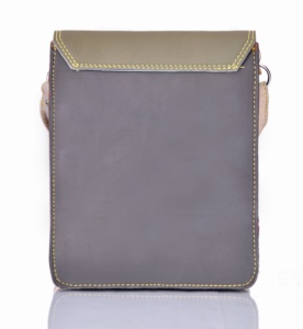 Vente en gros faite à la main 100% sacs à bandoulière latéraux en cuir véritable multicolore sacs à bandoulière demi-rabat sacs à bandoulière pour femmes - Product Image 3