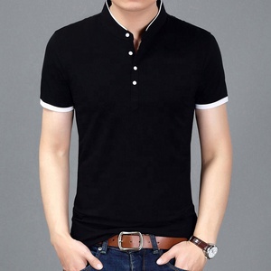 เสื้อผู้ชายแบบ OEM สั่งทำพิเศษ ผ้าฝ้ายถัก 100% ระบายอากาศได้ดี เป็นมิตรกับสิ่งแวดล้อม น้ำหนัก 220 กรัม สำหรับเสื้อเชิ้ต ดีไซน์สีสันสดใสล่าสุด - Product Image 4