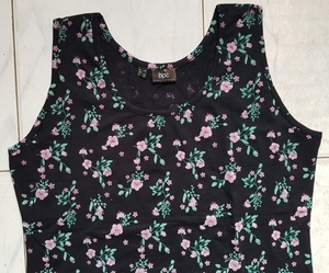 Lot de hauts pour femmes avec impression de fleurs de saison d'été sexy pas cher Bangladesh Stock coton matériel pour la saison de printemps - Product Image 4