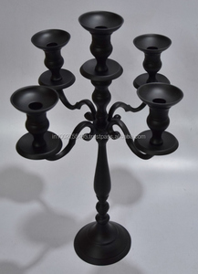 Top Trending Handmade IHA Brand 5-Arm Aluminum Candelabra <b>Black</b> Gold Home Wedding Christmas Decorations <b>Candle</b> Holders <b>Lanterns</b> - Product Image 5