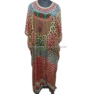Vêtements musulmans traditionnels Long caftan imprimé animal numérique - Product Image 1