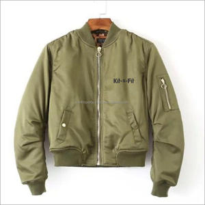 Nouveau Style Bomber personnalisé veste Bomber homme fermeture éclair avant/100% Polyester coupe-vent vol bombardier noir - Product Image 2