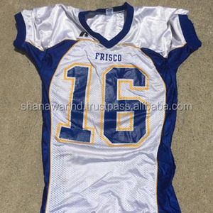 Custom Designed XXL Unisex <b>American</b> Youth Football Uniforms Breathable Tackle Twill Fully Spandex Number Pattern Sublimation - Product Image 2