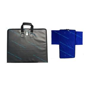 Grand Lodge Masonic Regalia Cosido Insignia Cuero Delantal Estuches - Product Image 1