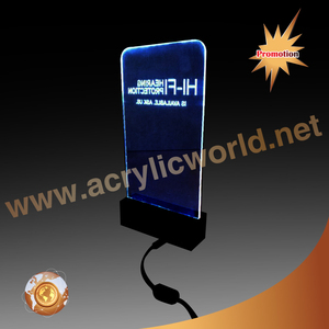 Pantalla led para publicidad al aire libre, exquisita base de señal de acrílico transparente - Product Image 1