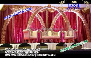 Escenario de boda asiático, decoración de escenario de estilo árabe, hermoso - Product Image 4