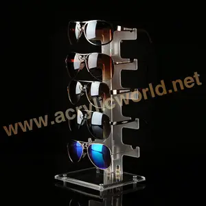 Customized counter-top acrylic sunglasses display acrylic eyeglasses holder acrylic glasses display rack