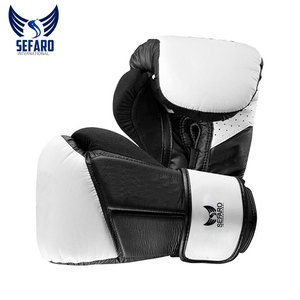 Guantes de boxeo de entrenamiento profesional más vendidos, personalizables, originales, cuero PU auténtico, tallas de 12oz y 16oz con logotipo personalizado - Product Image 6
