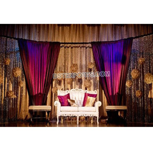 เวทีแต่งงานความรักที่นั่งแต่งงานสองที่นั่งชุดโซฟาเวทีแต่งงานมุสลิมโซฟาที่สวยงาม - Product Image 1