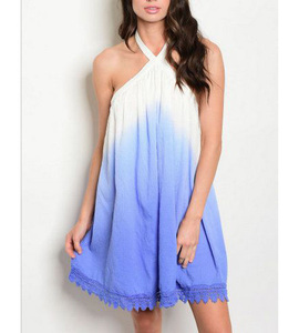 Tunique de plage pour filles, cravate et teinture, en rayonne, nouvelle tendance 2020 - Product Image 1
