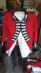 Manteaux unisexes faits à la main en laine véritable à 100% avec dentelle royale, uniforme du 7ème régiment de la cavalerie de 1795 - Product Image 6