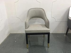 Modern Luxury Design <strong>Orange</strong> Wooden Fabric Leather <strong>Dining</strong> <strong>Chair</strong> <strong>Dining</strong> Room Furniture - Product Image 6
