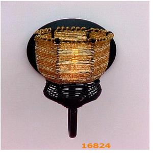 เชิงเทียนเหล็กติดผนังพายุเฮอริเคนที่วางเทียนตกแต่งบ้านเทียนคริสต์มาส - Product Image 1