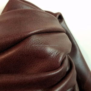 premium quality cowhide finished aniline natural leather for