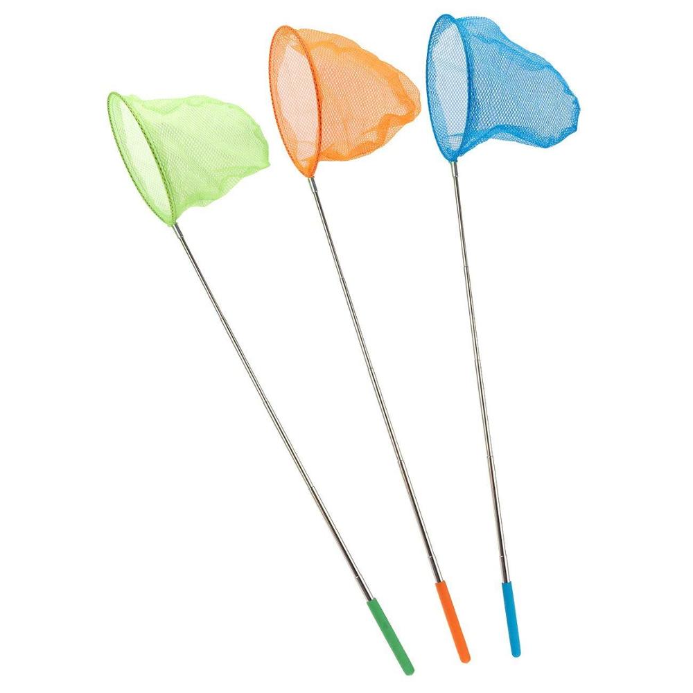 Red De Pesca De Plástico Para Niños – 2 Piezas Para Atrapar Insectos, Mariposas Y Jugar En El Baño O Playa