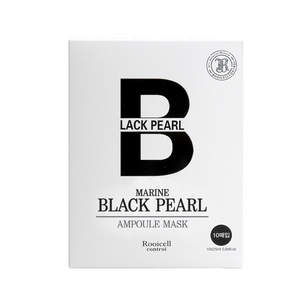 Paquete de ampolla de ácido hialurónico y Perla Negra Marina ROOICELL de cosméticos de Corea 10ea * 25ml Cuidado de la belleza del hogar - Product Image 1