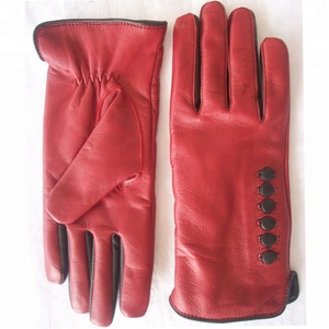 Guantes de cuero personalizados para conducir, manoplas de colores de alta calidad, precio barato - Product Image 3