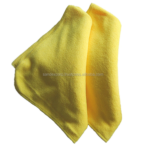 Serviette de séchage en microfibre, premier exportateur, en vente en gros en Inde Serviette de nettoyage pour nettoyer le verre et la table - Product Image 1