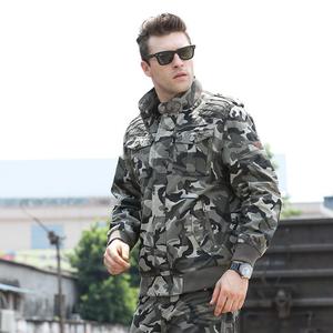 Mới Nhất Ngụy Trang Mùa Đông Của Nam Giới Tùy Chỉnh Ngoài Trời Vải Polyester Dây Kéo Máy Bay Ném Bom Áo Khoác | Thiết Kế Thời Trang - Product Image 6