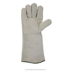 Guantes de Soldadura de Piel de Vacuno de 16 Pulgadas (35 cm) con Forro de Algodón - Product Image 3